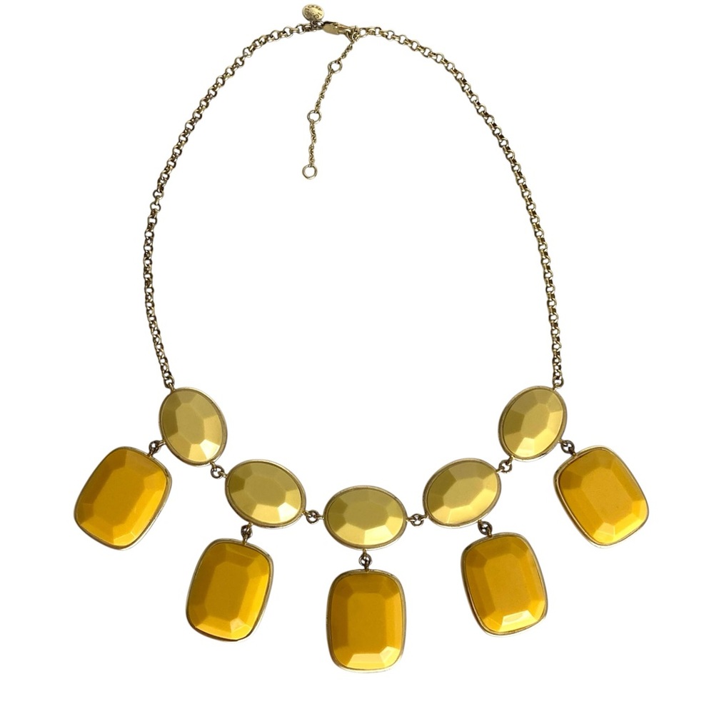 J. Crew Yellow Statement Necklace